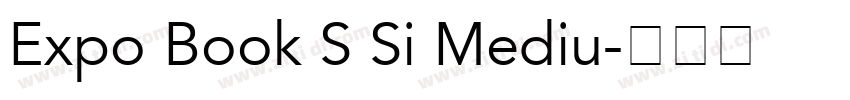 Expo Book S Si Mediu字体转换